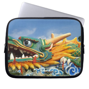 Berühmter Drache im Haw Par Villa in Singapur Asie Laptopschutzhülle