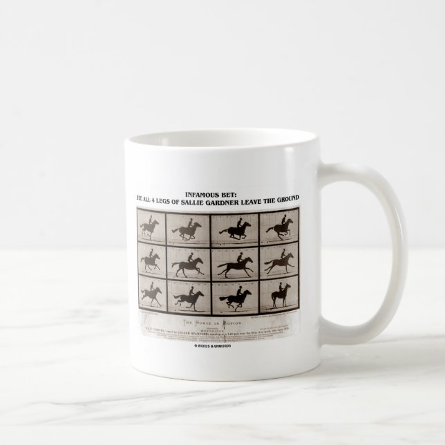 Berühmter Einsatz 4 Legs Sallie Gardner Verließ Bo Kaffeetasse (Rechts)