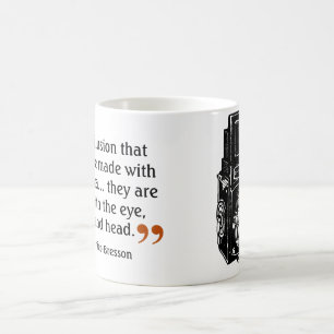 Berühmter Fotograf-Zitat 1 Doppel-Linsen-Kamera Kaffeetasse
