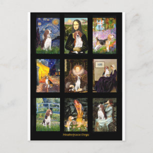 Berühmter Kunst-Beagle Comp 1 Postkarte