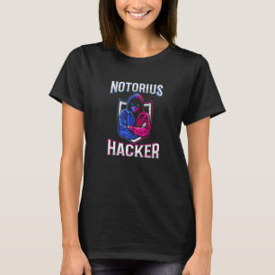 Berühmter Programmierer von Hacker Software T-Shirt