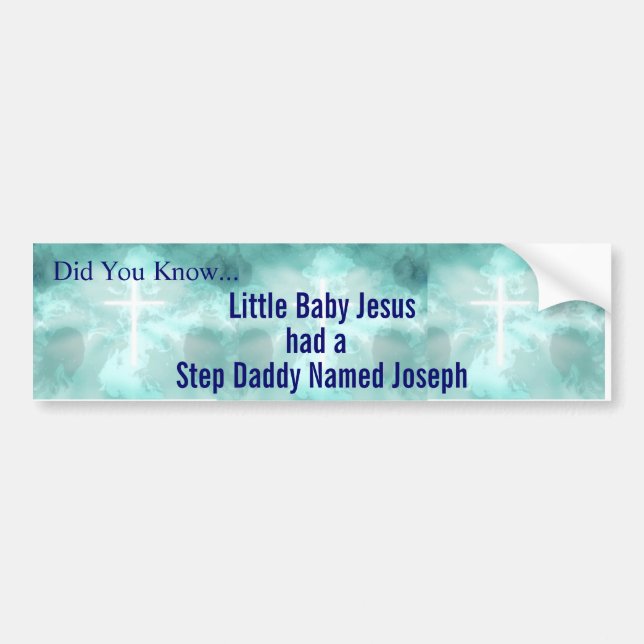 Berühmter Schritt-Vater Autoaufkleber (Vorne)