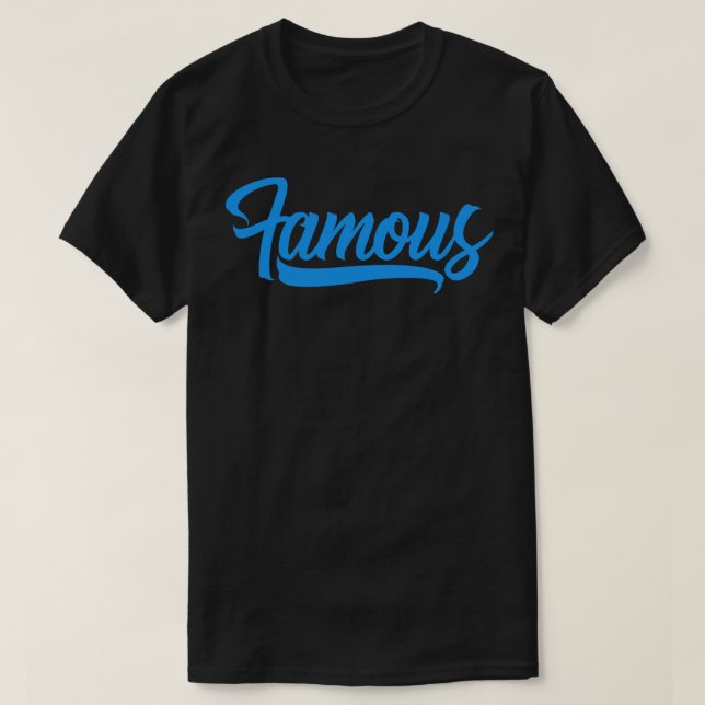 Berühmter Stil T-Shirt (Design vorne)