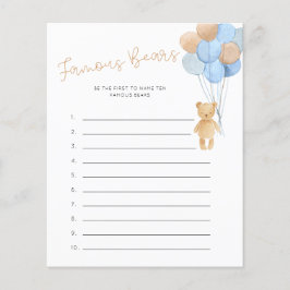 Berühmtes Bars Game Blue Tan Balloons