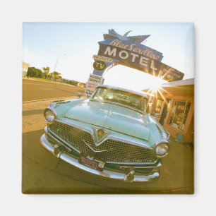 Berühmtes Blue Swallow Motel an der Route 66 Magnet