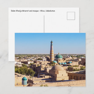 Berühmtes Chiwa - Usbekistan Postkarte