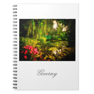 Berühmtes Claude Monet Giverny Teich Seerosen Noti Notizblock