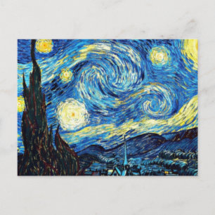 Berühmtes Gemälde von Van Gogh, Sternennacht Postkarte