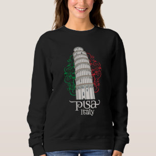 Berühmtes italienisches Wahrzeichen Schiefer Turm Sweatshirt