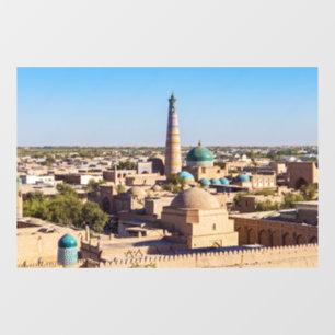 Berühmtes Khiva - Usbekistan Fensteraufkleber