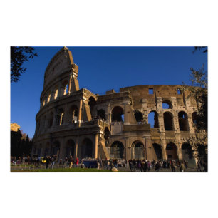 Berühmtes Kolosseum in Rom Italien Wahrzeichen Fotodruck