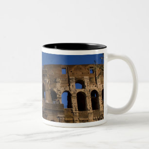 Berühmtes Kolosseum in Rom Italien Wahrzeichen Zweifarbige Tasse