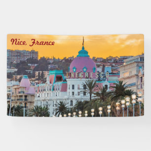 Berühmtes Luxushotel Hotel Negresco in Nizza Frank Banner