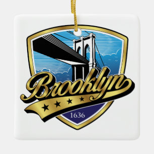 Berühmtes minimalistisches Gold-Swoosh-Logo-Design Keramikornament
