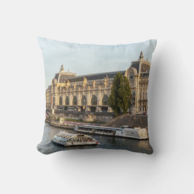 Berühmtes Musée d'Orsay - Paris, Frankreich, Europ Kissen (Vorderseite)