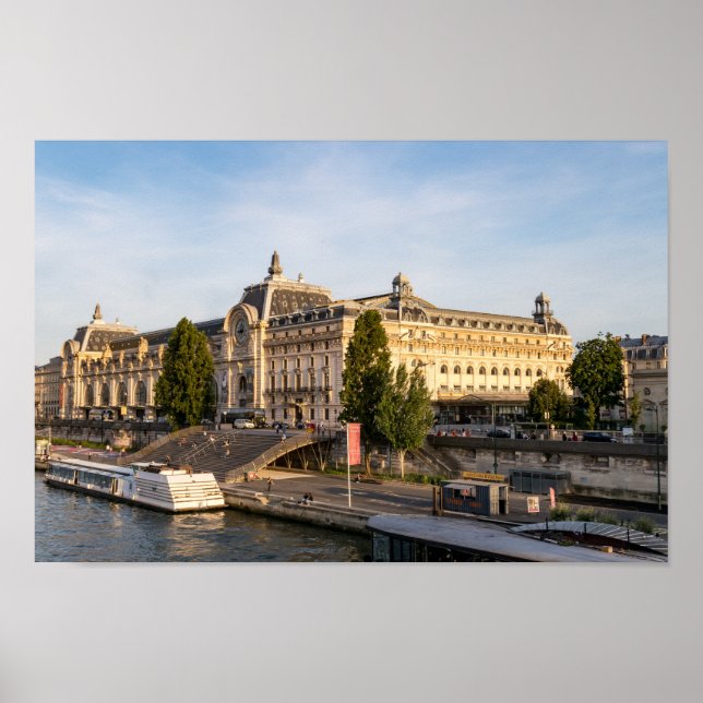 Berühmtes Musée d'Orsay - Paris, Frankreich, Europ Poster (Vorne)