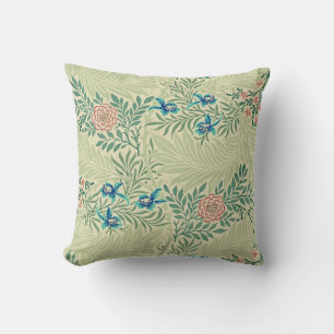 Berühmtes Muster von William Morris's Larkspur  Kissen