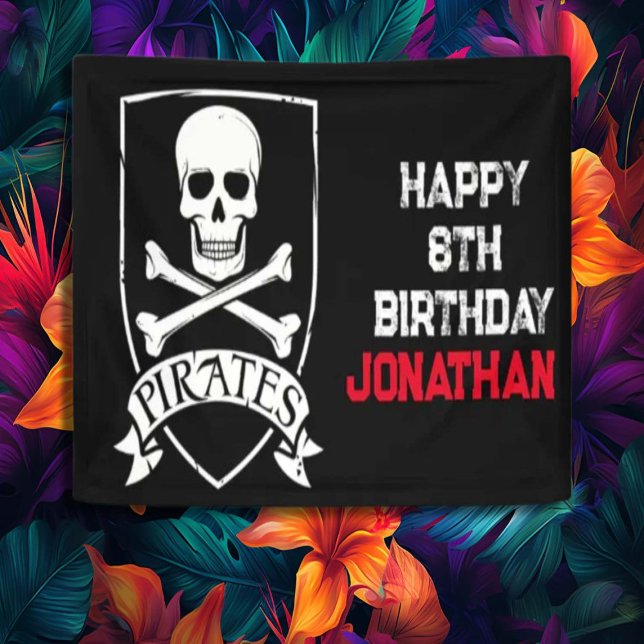 Berühmtes Pirate Skull Party Banner (Von Creator hochgeladen)