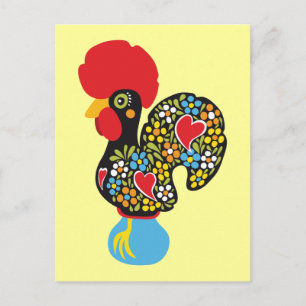 Berühmtes Rooster von Barcelos Nr. 06 Postkarte