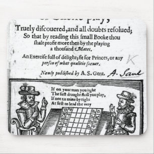 Berühmtes Spiel von Schach, 1614 Mousepad