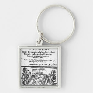 Berühmtes Spiel von Schach, 1614 Schlüsselanhänger