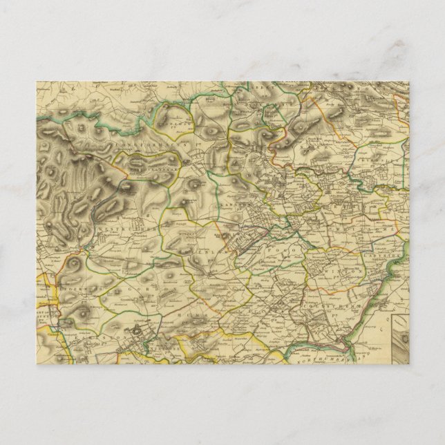 Berwickshire Postkarte (Vorderseite)