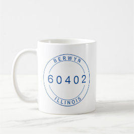 Berwyn, Illinois 60402 Zip Code Mug