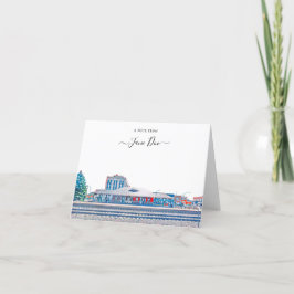 Berwyn Illinois Personalisierte Note Card Dankeskarte