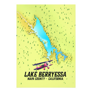 Beryessa Napa Landkreis, Kalifornien Fotodruck