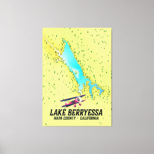 Beryessa Napa Landkreis, Kalifornien Leinwanddruck