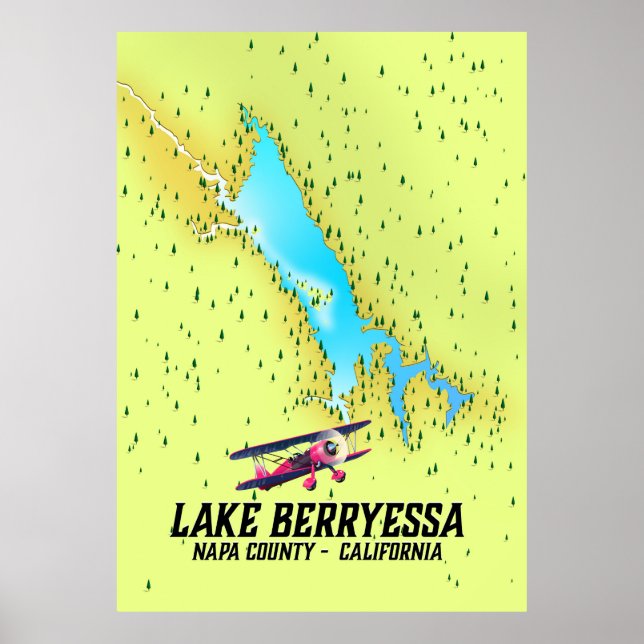 Beryessa Napa Landkreis, Kalifornien Poster (Vorne)