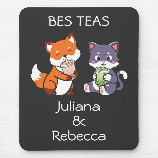 Bes Teas Boba Bubble Tea Mauspad (Vorne)
