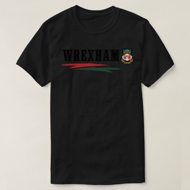 Bes verkauft Wrexham Classic Wrexham Unterstützer  T-Shirt (Design vorne)