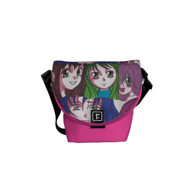 Besace Sac de filles de Manga mini (Devant)