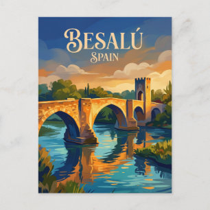 Besalú Spanien Postkarte