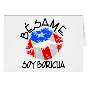 Besame Sojabohnenöl Boricua küssen mich, den ich
