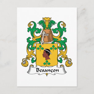 Besancon Familienwappen Postkarte