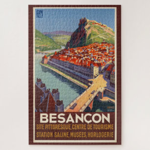 Besancon, Frankreich Vintage Travel Poster