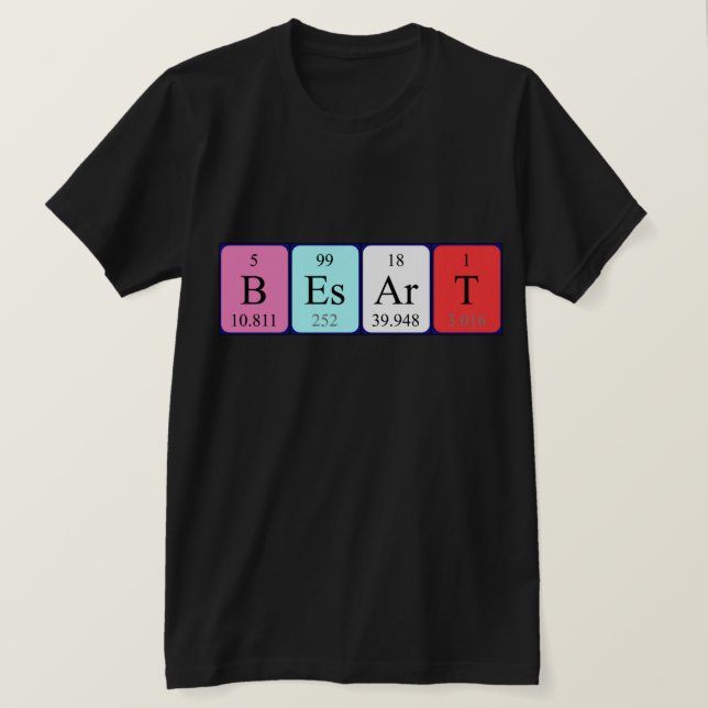 Besart Periodenname Shirt (Design vorne)