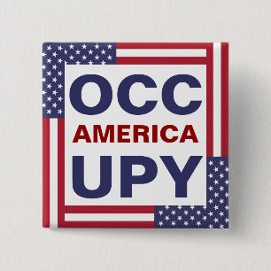 BESATZ AMERIKA BUTTON