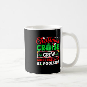 Besatzung auf Weihnachtskreuzfahrt hält sich am wa Kaffeetasse