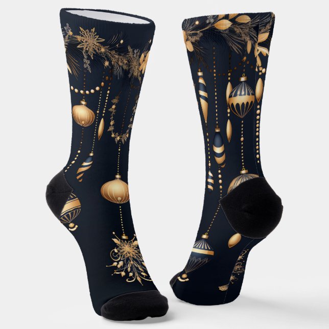 Besatzungssocken-Festlich  Weihnachtssocken Socken (Gewinkelt)