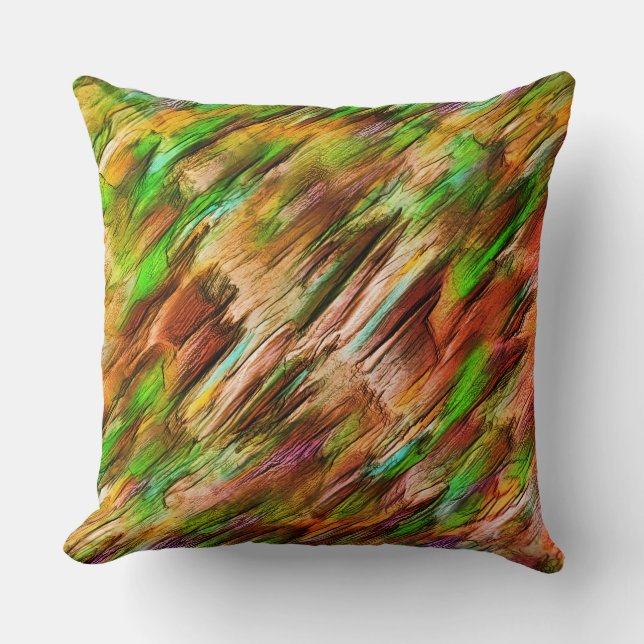 Beschädigte Stalaktiten oder Bildlagen im Fake Kissen (Vorderseite)