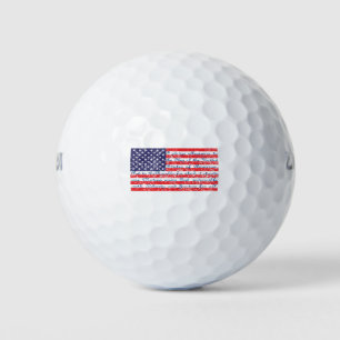 Beschädigte Verpflegungsflagge Golfball