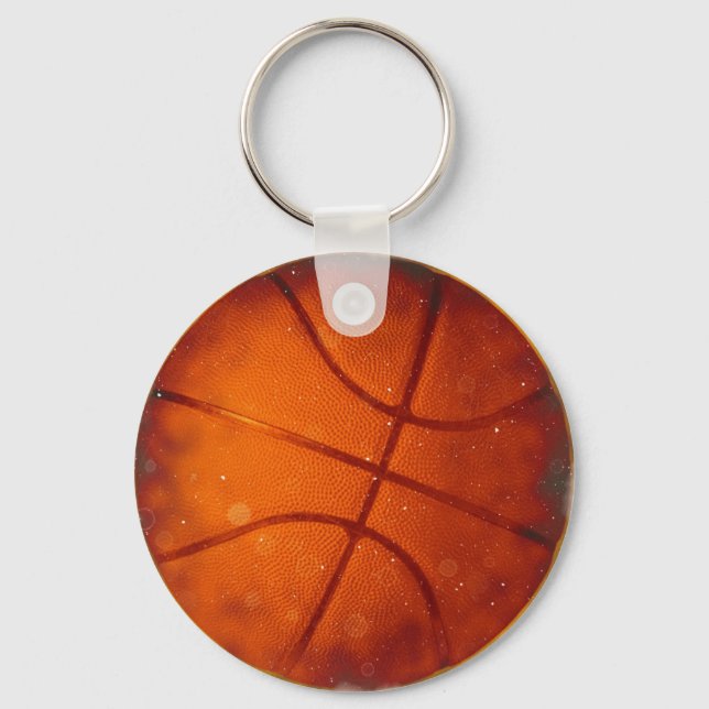 Beschädigtes Basketball-Foto Schlüsselanhänger (Vorderseite)