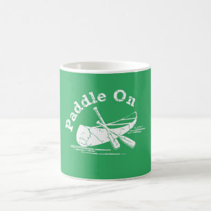 Beschädigtes Paddel beim Design - klassische Tasse