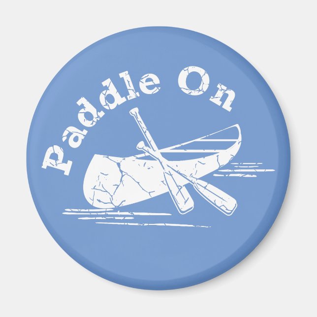 Beschädigtes Paddel beim Design - Magnet (Vorne)