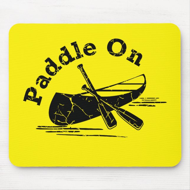 Beschädigtes Paddel beim Design - Maus-Pad Mousepad (Vorne)