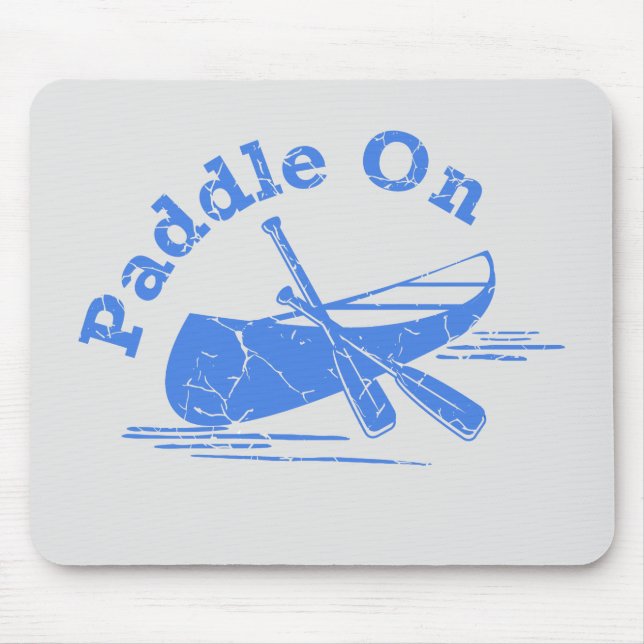 Beschädigtes Paddel beim Design - Maus-Pad Mousepad (Vorne)