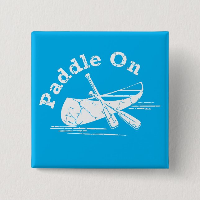 Beschädigtes Paddel beim Design - Schaltfläche Pla Button (Vorderseite)